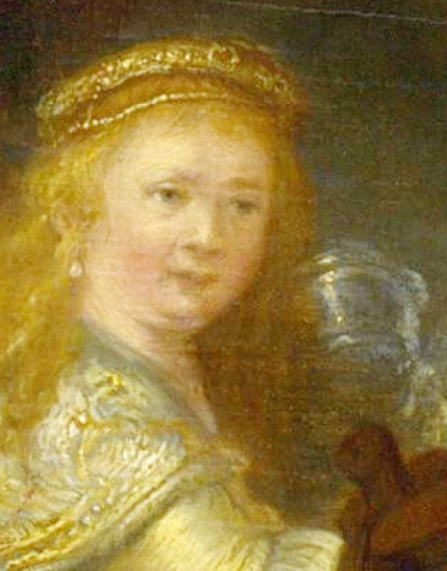 Girl in yellow/gold by Lundens (1649)